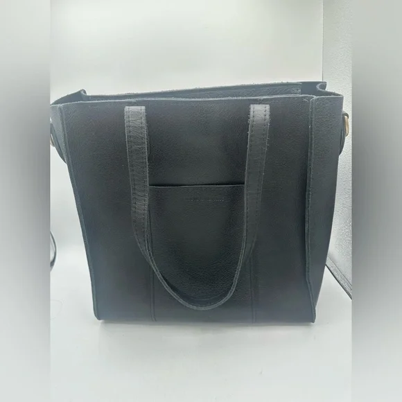 Portland Leather Goods Large Lola pebbled black north south PLG - Picture 10 of 10